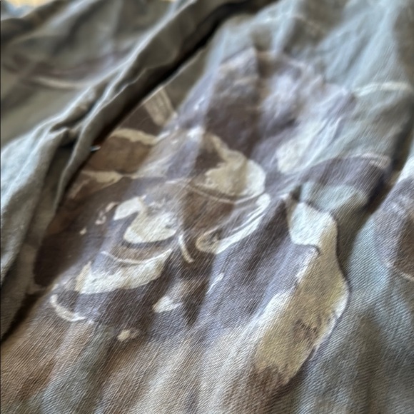 Venti 6 Linen Blue Floral Wide-Leg Pants - Picture 6 of 6